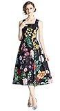 Womens Summer Boho Floral Print Spaghetti Strap