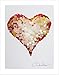 Love - Rare Red Sea Glass Heart Poster Print. 11x14. Best Quality Gifts from The Sea Glass Heart Collection. Unique Birthday, Christmas, Mother's Day & Valentines Day Gifts for Women, Men & Kids