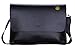VIDENG POLO Newest Mens Genuine Leather RFID Blocking Secure Briefcase Shoulder Messenger Bags (C2-black)