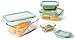OXO Good Grips 1.6 Cup Smart Seal Leakproof Glass Rectangle Airtight Food Storage Container