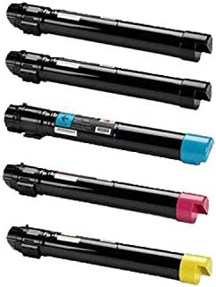 Office Mountain 1Set+1BK Remanufactured Black Cyan Magenta Yellow Toner Cartridge Xerox 006R01516 - 006R01513 for Xerox Phaser 7525 7530 7535 7545 7556 | Rated for Black 26000 CMY 15000 pages 5-Pack
