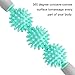 Hippih Muscle Roller Massage for Relief Muscle Soreness, Trigger Point Body Massage Stick, Pressure Point Massager Tools,Help Legs/Back/arms/shoulders/thigh Recovery Light blue