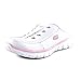 Skechers Womens Elite Glam Synery Slip On Mule Clog, White/Pink, 10 B(M) US