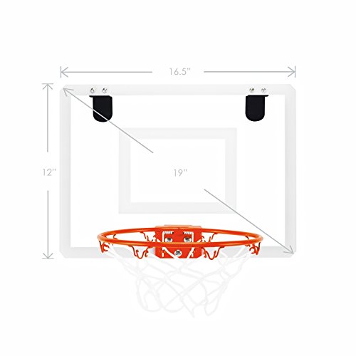 FAVTOY ISLAND SlamDunk Pro Shatter Resistant Backboard Over-the-Door Hoop Set [19" Diagonal] - Thumbnail 3