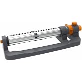Oscillating Water Sprinkler for Yard, Lawn Adjustable Sprinkler for Garden | Yard Oscillating Sprinkler, Lawn Sprinkler with Adjustable Spray, for Outdoor Large Area Watering, Durable Base for Gardening