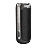 20W 15 Hours Super Loud Bluetooth Speakers, TaoTronics 360 Degree Surround Sound Wireless Portable Speaker (Dual 10W Drivers, Volume & Track Control, Built-in Microphone, Hands-Free Phone Calls)