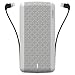 iWALK Scorpion Ultra Slim Power Bank 8000mAh with Built in Type C and Micro USB Recharging Cables (Silver) (4326634965)
