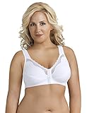 Exquisite Form Women's Front Close Cotton Posture Bra 5100531, White, 38D