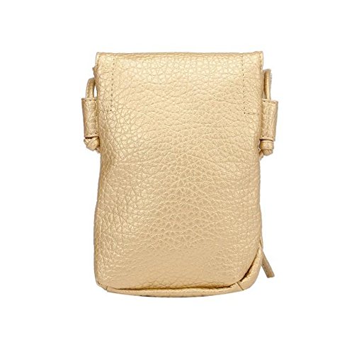 WaitingU Universal Crossbody Cell Phone Bag Multipurpose Soft PU Leather Carrying Cases Wallet Purse Shoulder Bag for iPhone 6/6S Plus 6/6S Samsung Galaxy Note Series Phones Under 6.2 inchs -Champagne - Thumbnail 5