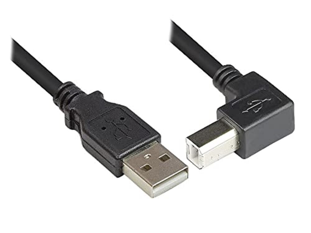 Alcasa USB A/USB B, 5 M 5 M USB A USB B Male Male Black – USB Cable (5 m, 5 M, USB A, USB B, 2.0, male/male, black)