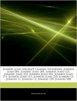 Buy Articles On Junkers Jumo Aircraft Engines Including - 