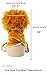 PULAMA Lion Plush Animal Hat Costume Anime Cosplay Cap with Mittens - Fits Adults and Children - Perfect for Cold Breezy Winter Weather