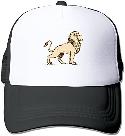 ZALOA Lions are Smarter Than I Am,Adjustable Printing Summer Snapback Unisex Adult Baseball Caps Mesh Hats Black