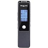 Digital Voice Recorder, Anglink 8GB Sound Audio Recorder Voice Activated Recorder Dictaphone with MP3 Player, Double Noise Reduction Microphone and LCD Screen