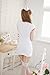 ACEFAST INC Sexy White Nurse Uniform Costume Cosplay Lingerie Mini Dress