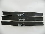 King Kutter 60" Finish Mower Blades Set of 3, Code 502320
