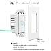  Smart Switch,LYASI Wi-Fi Light Switch In-wall Wireless Switch Compatible with Alexa,Google Home,Control Your Fixtures From Anywhere,Timing Function,Overload Protection,No Hub Required