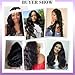Colorful Queen Brazilian Hair Body Wave 4x4 Free Part Lace Closure with Baby Hair Natural Black Color Brazilian Virgin Human Hair Closures No Bleached Knots (14 inch)