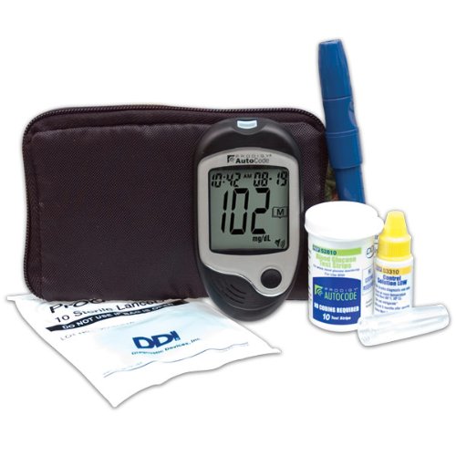 Prodigy AutoCode Talking Blood Glucose Monitoring Kit- Bilingual