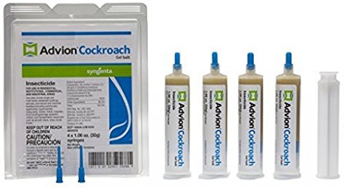 Advion Syngenta Cockroach Gel Bait 1 clam shell (4 Tubes)