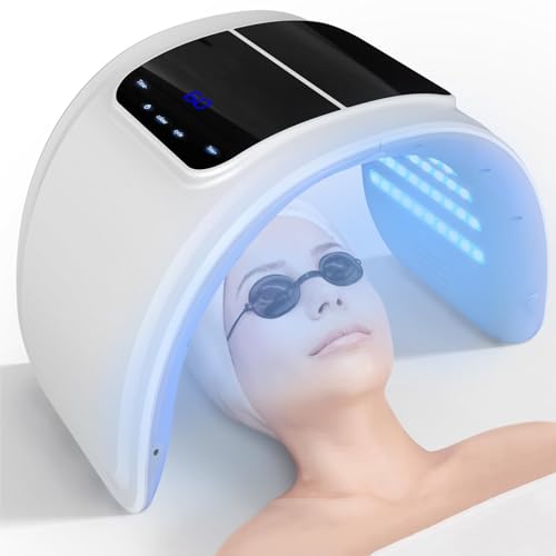 LBOYLOVE® Red Light Therapy, 7 Colors LED Light Therapy for Face, LED Light Rejuvenation Tool, Red LED Light Skin Care Equipment for Home, Red Light Therapy Machine for Facial/Neck/Body/Hand/Leg