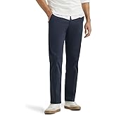 Lee Men's Extreme Motion Flat Front Slim Straight Pant