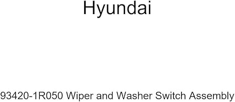 Amazon Com Genuine Hyundai 934 1r050 Wiper And Washer Switch Assembly Automotive