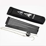 RONSHIN Outdoor Portable Camping Tripod Cooking Grill Campfire Picnic High Strength Alloy Hanging Pot Holder