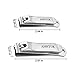 Anntuk Nail Clippers Set, 4PCS Sharpest Stainless Steel Fingernail clippers, Toenail Clippers (standard and for thick ingrown nails) and nail file for Men and Women