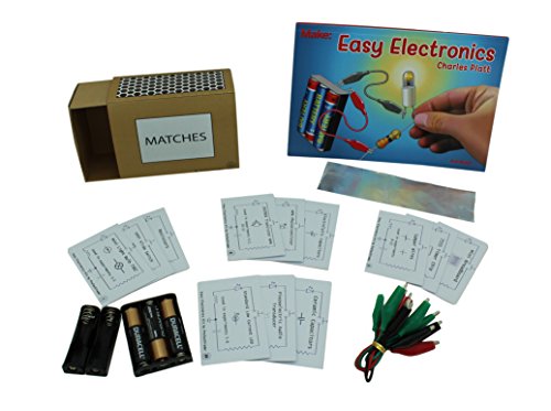Make: Easy Electronics Kit Bundle - Includes Paperback HandBook by Charles Platt and Electronic Components Pack by ProTechTrader