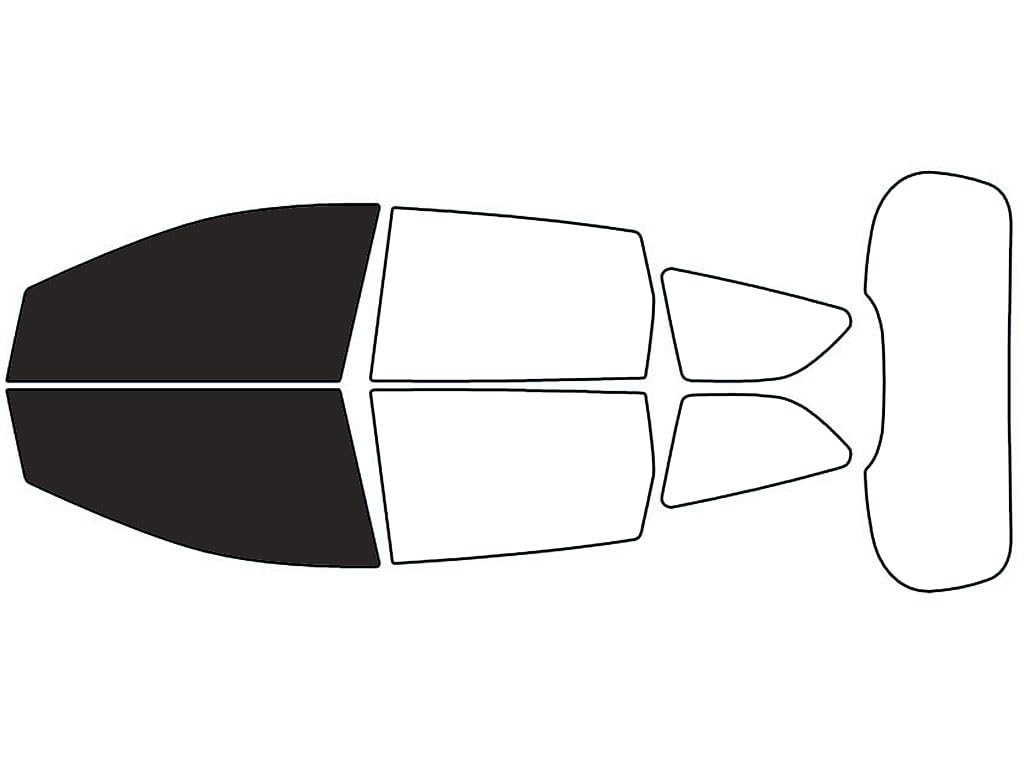 Photo 1 of Rvinyl Window Tint Kit Compatible with Ford Escape 2013-2019 - Black 20% - Single Ply No Bubble Film - Do it Yourself Vehicle Front Precut Kit