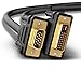 UGREEN DVI to VGA Cable DVI I 24+5 Male to VGA HD 15Pin Male Adapter Dual Link Video Cable Support 1080P Full HD from Laptop, PC Host, Graphics Card to Monitor Display or Projector - Black 5FT