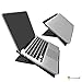i-rocks IR1360-BK Notebook Stand Computer Stand with Adjustable 6 Angle Settings and Foldable, ABS Plastic Light Weight Construction Ideal for iPad, Surface Pro, Laptop and Tablet PCthumb 4