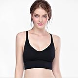 Women's Crossback Yoga Sports Bra Crop Tops