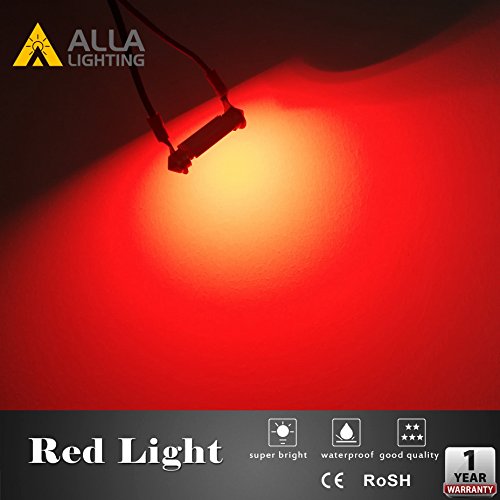 image for Alla Lighting Super Bright 42MM 578 LED Bulb Red High Power 3030-SMD C