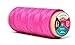 Mandala Crafts 0.45mm Leather Sewing Hand Stitching Jewelry Craft Round Waxed Thread String Cord (0.45mm, Hot Pink)