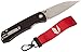 TANGRAM Folding Pocket Knife 3.35 inches Drop Point Sharp Blade Liner Lock Black G10 Handle Knife,AZO Santa Fe TG3002A1