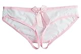 others CISSETINA Women's Sexy T-Back Lingerie Lace G-String Crotchless Thong Panties (A0011-Pink)