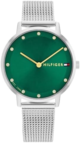 Tommy Hilfiger PIPPA WOMENS GREEN DIAL STAINLESS STEEL Watch - 1782762 ...