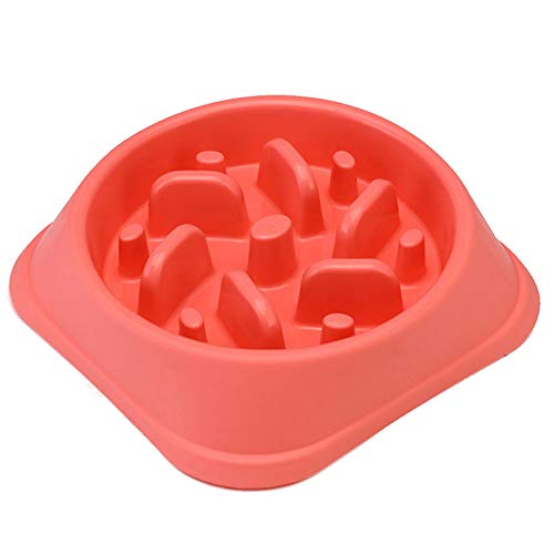 Zonfer Pet Bowl Water Food Bowls for Dog Cat Small Animals Hanging Removable Cage Feeding Stations(Pink)