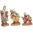 Fontanini by Roman, The Three Kings 3-Piece Set, 7.5" Collection, Nativity Figures, Made in Italy