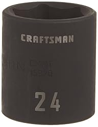 CRAFTSMAN Shallow Impact Socket, Metric, 1/2-Inch