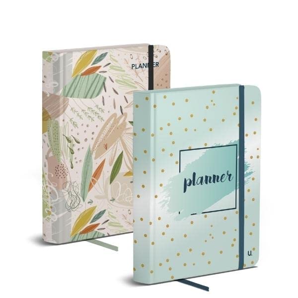 Martello P2293 Premium Daily Planner Page a Day 2023-21x13cm Assorted Designs X1