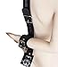 Neck Collar & Hand Cuffs Restraint PU Leather