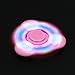 Hot Sale! AMA(TM) LED Light Tri-Spinner Fidget Hand Spinner Fingertip Bearing Toy EDC Focus ADHD Autism Decompression Gyro (Pink)