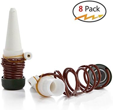 Wfhome plant watering stakes, Plant Self Watering System, Plant Self Irrigation Slow Release for Indoor or Outdoor Houseplants, Perfect for Vacation Plant Watering. (8 pack set)