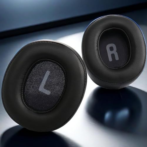 1 Pair Headphone Earpads and 1 Headband for JBL Tune 700(700BT)/710(710BT)/720(720BT)/750(750BT,750BTNC), 760(760NC), with Phonic Insulation Foam (Black)