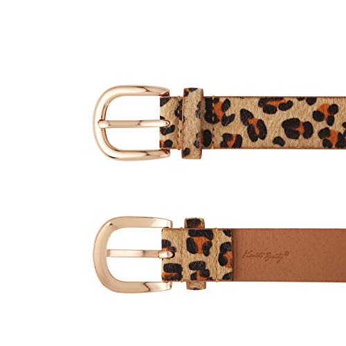 2019 Leopard Suede Women Dress Belts for Jeans 2.8mm Shiny Vintage Designer Casual Girl PU Leather Pants Waist Belts