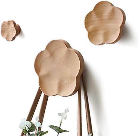 Amazon Com Hangine Wall Hooks Beech Wood Coat Hooks Wall Hooks