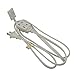 Otimo 6 Ft 3-Outlet Power Extension Cord 16/2, White